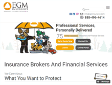 Tablet Screenshot of egminsurance.com